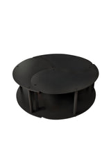 Măsuță de cafea Yin Yang 3 70, Diverse culori, Ø70x38 cm - Negru | SKU: 282PTR1520 | Măsuță de cafea Yin Yang 3 70, Ø70x38 cm, varianta Negru, produs pentru amenajarea locuinței, disponibil online în România la CasaMob