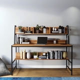 Birou Ceren - L169, Nuc, 140x60x122 cm