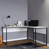 Birou L - L192, Alb, 160x60x72 cm