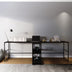 Birou L193, Negru, 240x60x72 cm, SKU 285LCV1114, imagine 2