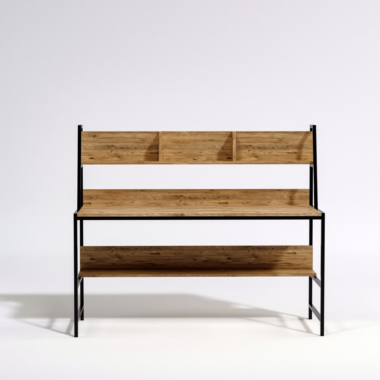 Birou Demir - L199, Stejar, 140x60x122 cm