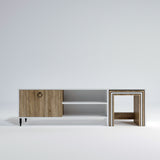 Comodă TV Zigon - L502, Alb, 180x40x55 cm
