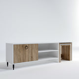 Comodă TV Zigon - L502, Alb, 180x40x55 cm
