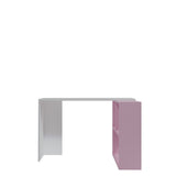 Birou Cankat - L158, Alb - Roz, 120x50x75 cm