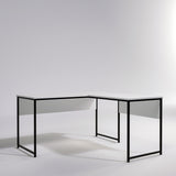 Birou L - L192, Alb, 160x60x72 cm