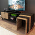 Comodă TV Zigon - L503, Stejar - Negru, 180x40x55 cm, SKU 285LCV1132, imagine 1