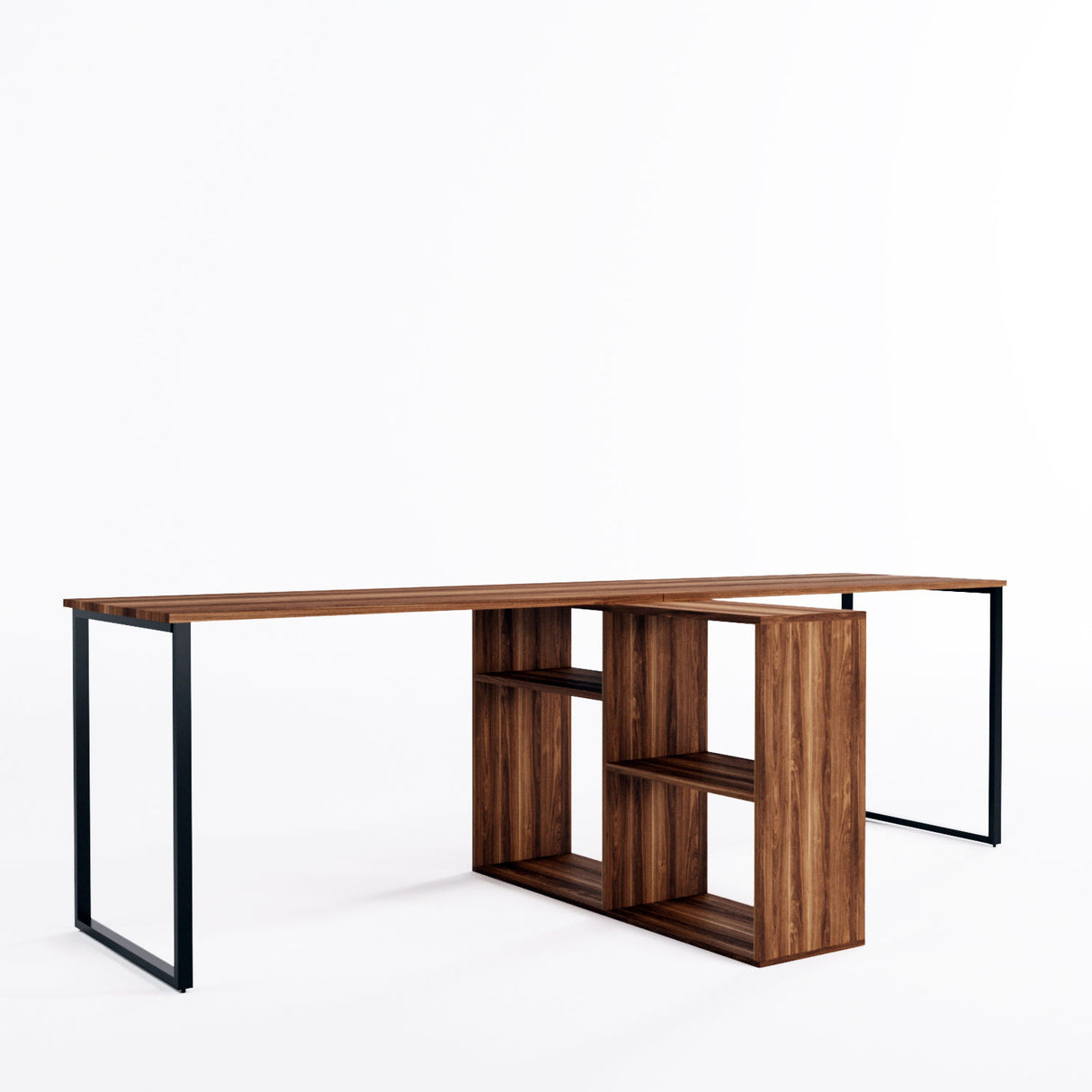 Birou London - L208, Nuc, 240x60x72 cm