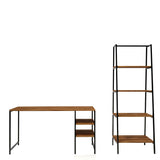 Birou Dresden - L246, Nuc, 120x55x180 cm