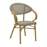 Scaun de gradina Isaia Gri - Negru 57x57x83 cm - Scaun de gradina Isaia Gri - Negru 57x57x83 cm - 289-000003