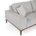 Canapea fixă 3 locuri Secret, Gri, 215x104x88 cm, SKU 291NDS1311, imagine 2