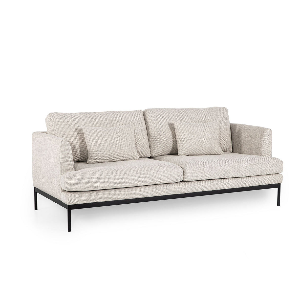 Canapea fixă Pearl, Crem, Diverse configurații, Diverse dimensiuni - 165x88x82 cm - 2 locuri | SKU: 291NDS1112 | Canapea fixă Pearl, Crem, varianta 165x88x82 cm - 2 locuri, produs pentru amenajarea locuinței, disponibil online în România la CasaMob