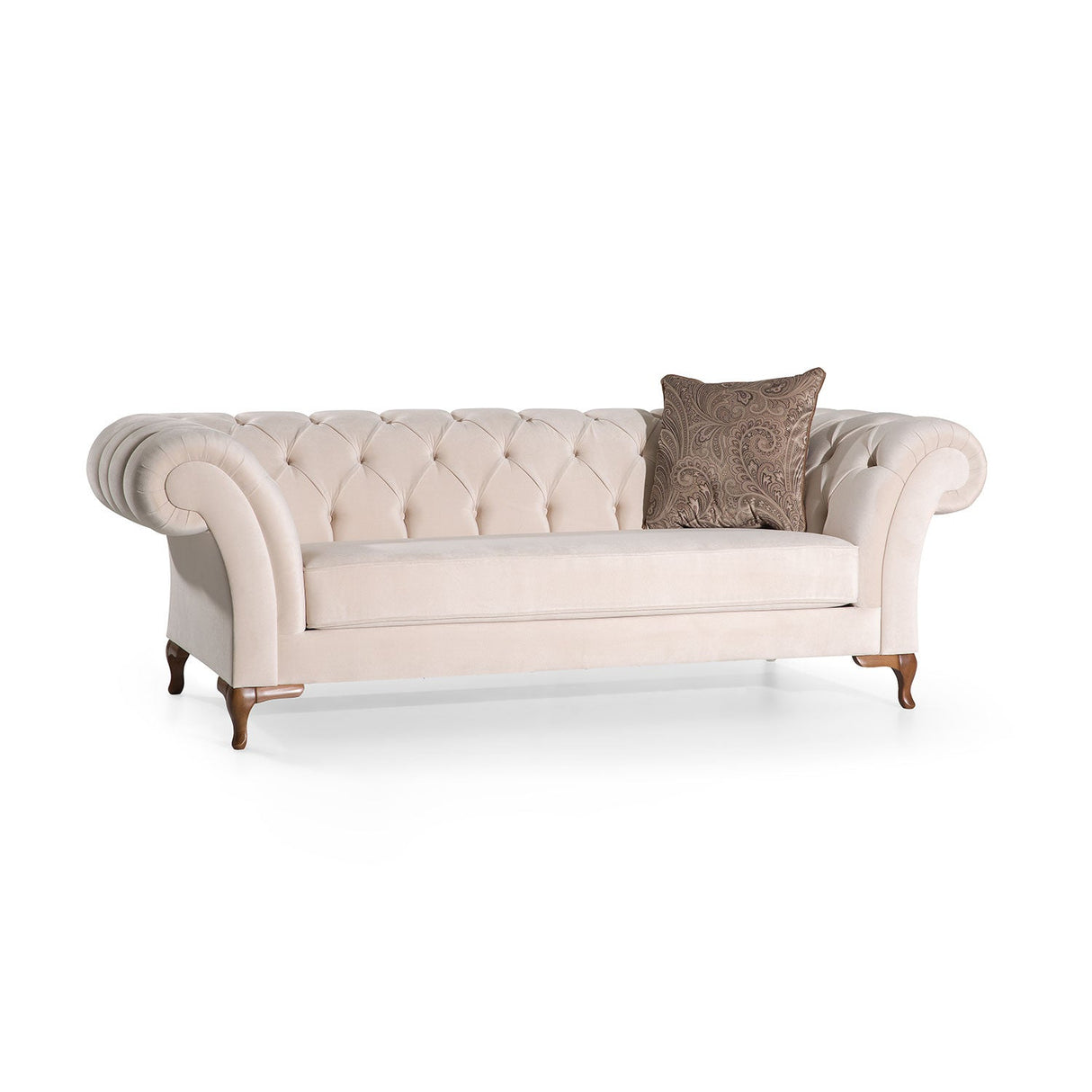 Canapea fixă Bianca, Crem, Diverse configurații, Diverse dimensiuni - 205x100x75 cm - 2 locuri | SKU: 291NDS1114 | Canapea fixă Bianca, Crem, varianta 205x100x75 cm - 2 locuri, produs pentru amenajarea locuinței, disponibil online în România la CasaMob