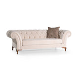 Canapea fixă Bianca, Crem, Diverse configurații, Diverse dimensiuni - 205x100x75 cm - 2 locuri | SKU: 291NDS1114 | Canapea fixă Bianca, Crem, varianta 205x100x75 cm - 2 locuri, produs pentru amenajarea locuinței, disponibil online în România la CasaMob
