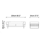 Canapea fixă Magenta, Diverse culori, Diverse configurații, Diverse dimensiuni - Roșu - 204x94x68 cm - 2 locuri | SKU: 291NDS1119 | Canapea fixă Magenta, varianta Roșu - 204x94x68 cm - 2 locuri, produs pentru amenajarea locuinței, disponibil online în România la CasaMob