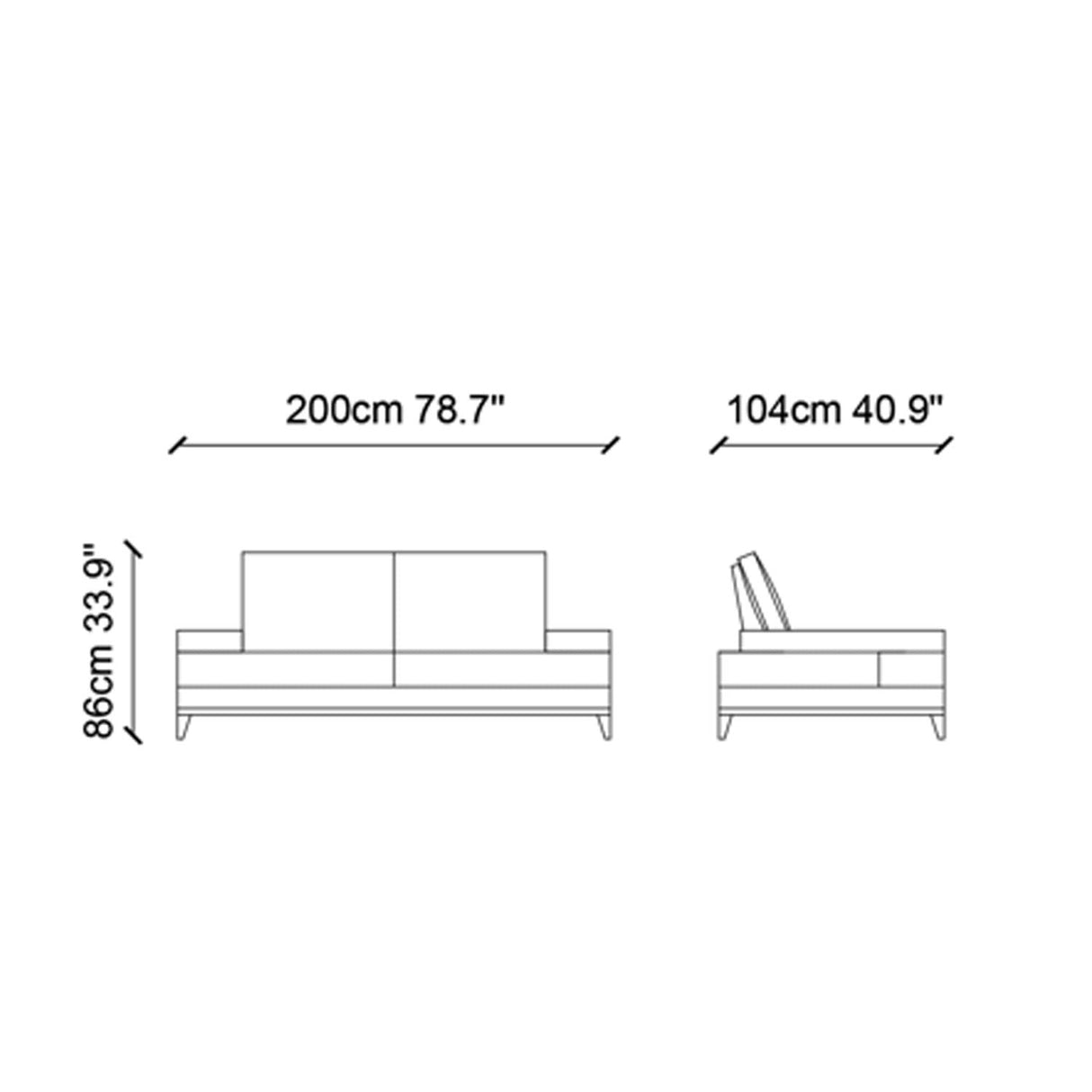Canapea fixă Sonya, Crem, Diverse configurații, Diverse dimensiuni - 200x104x86 cm - 2 locuri | SKU: 291NDS1126 | Canapea fixă Sonya, Crem, varianta 200x104x86 cm - 2 locuri, produs pentru amenajarea locuinței, disponibil online în România la CasaMob