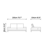 Canapea fixă Sonya, Crem, Diverse configurații, Diverse dimensiuni - 200x104x86 cm - 2 locuri | SKU: 291NDS1126 | Canapea fixă Sonya, Crem, varianta 200x104x86 cm - 2 locuri, produs pentru amenajarea locuinței, disponibil online în România la CasaMob