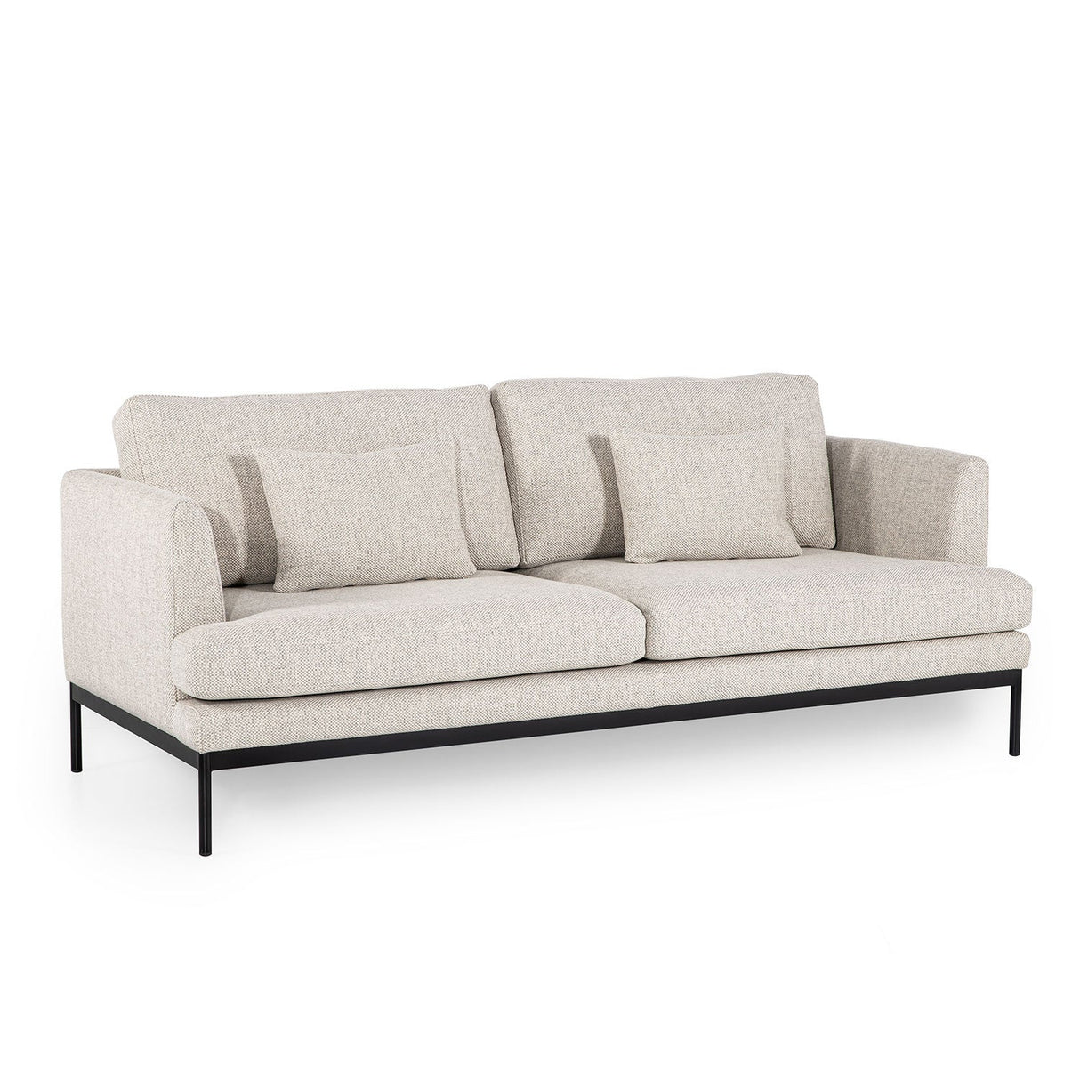 Canapea fixă Pearl, Crem, Diverse configurații, Diverse dimensiuni - 204x88x82 cm - 3 locuri | SKU: 291NDS1310 | Canapea fixă Pearl, Crem, varianta 204x88x82 cm - 3 locuri, produs pentru amenajarea locuinței, disponibil online în România la CasaMob