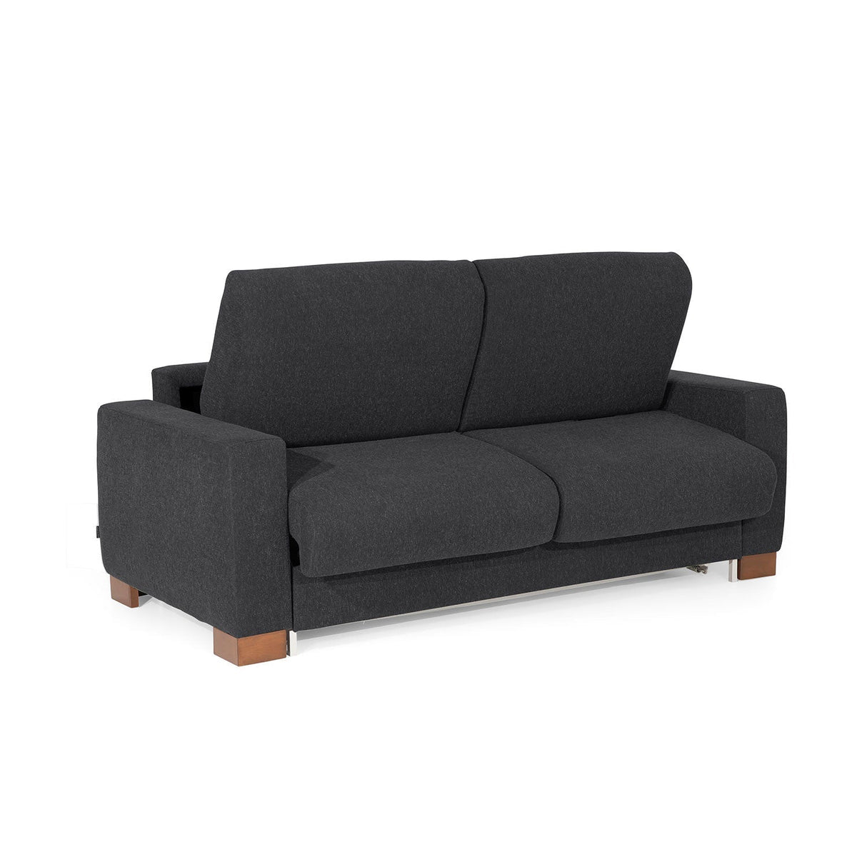 Canapea extensibilă 3 locuri Kansas, Diverse culori, 200x98x98 cm - Gri închis | SKU: 291NDS1313 | Canapea extensibilă 3 locuri Kansas, 200x98x98 cm, varianta Gri închis, produs pentru amenajarea locuinței, disponibil online în România la CasaMob
