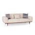 Crem | SKU: 291NDS1323 | Canapea extensibilă 3 locuri Ivory, Crem, 223x95x82 cm, varianta Crem, produs pentru amenajarea locuinței, disponibil online în România la CasaMob