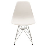 Scaun Adelle PP pet Gri cu picior inox 46x55x81cm - Scaun Adelle PP pet Gri cu picior inox 46x55x81cm
