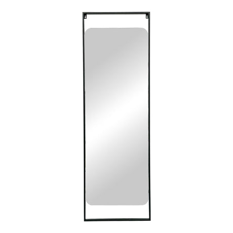 Oglinda Piza  sticla neagra fier 45x2x140cm