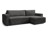 Canapea extensibilă cu depozitare Capri, Colț, Reversibilă, Diverse culori, 275x145x85 cm - Gri închis | SKU: 2SBD/FJ019 | Canapea extensibilă cu depozitare Capri, Colț, Reversibilă, 275x145x85 cm, varianta Gri închis, produs pentru amenajarea locuinței, disponibil online în România la CasaMob