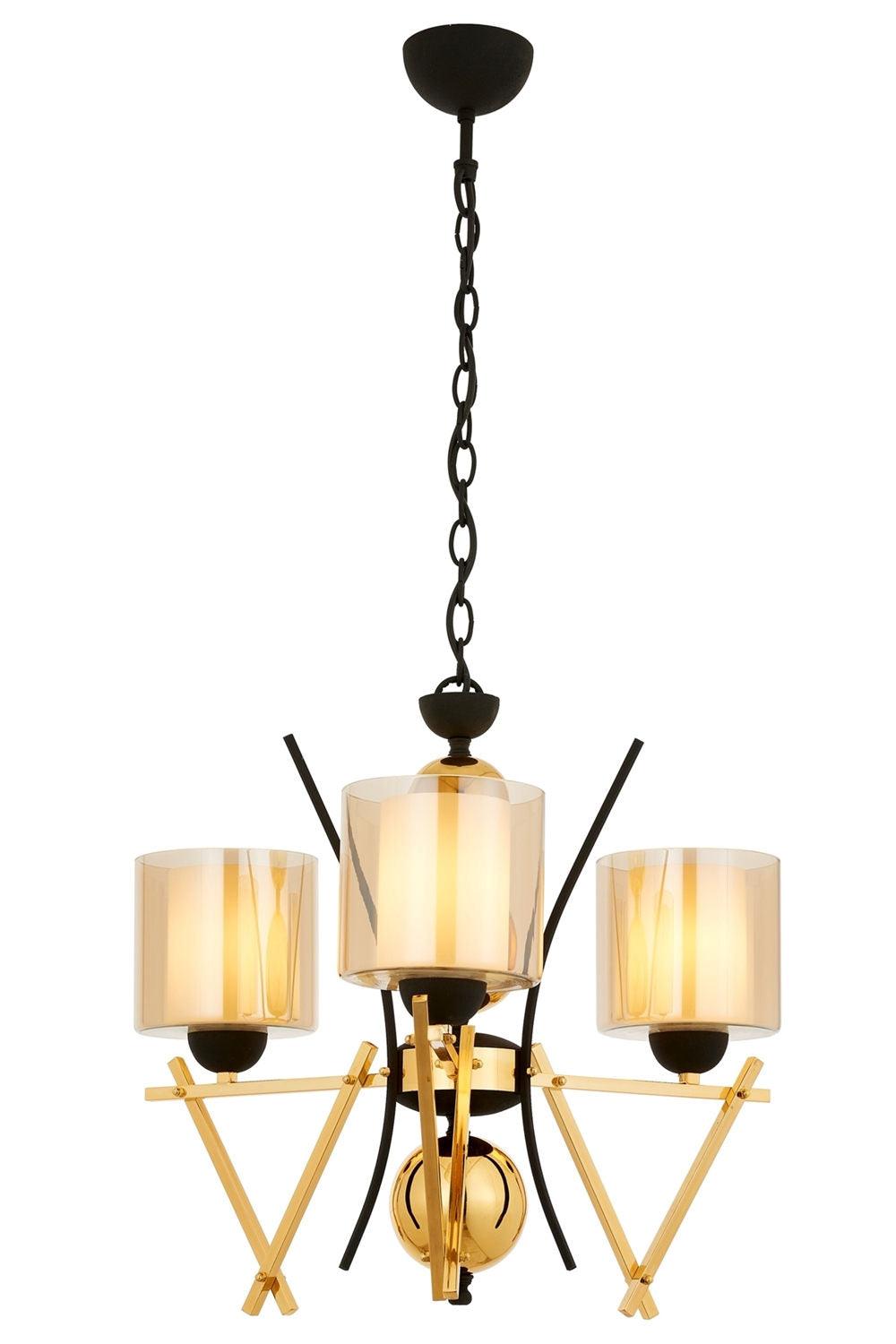 Lustra Hunt Chandelier 4301-3 - Auriu, SKU 301AUR1228