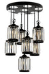 Lustra Hunt Chandelier 4318-7, Negru, SKU 301AUR1276
