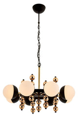 Lustra Hunt Chandelier 4322-8, Negru, SKU 301AUR1278