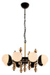 Lustra Hunt Chandelier 4322-8, Negru, SKU 301AUR1278