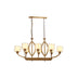 Lustra Hunt Chandelier 1876-8-2, Crem, SKU 301AUR1314