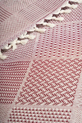 Cuvertură Patchwork, Roșu, 200x230 cm