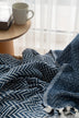 Cuvertură Zigzag, Albastru, 130x170 cm, SKU 315CFB2244, imagine 2