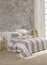 Cuvertură Alcon, Bej - Roșu - Alb, 200x220 cm, SKU 315CFB2253, imagine 1