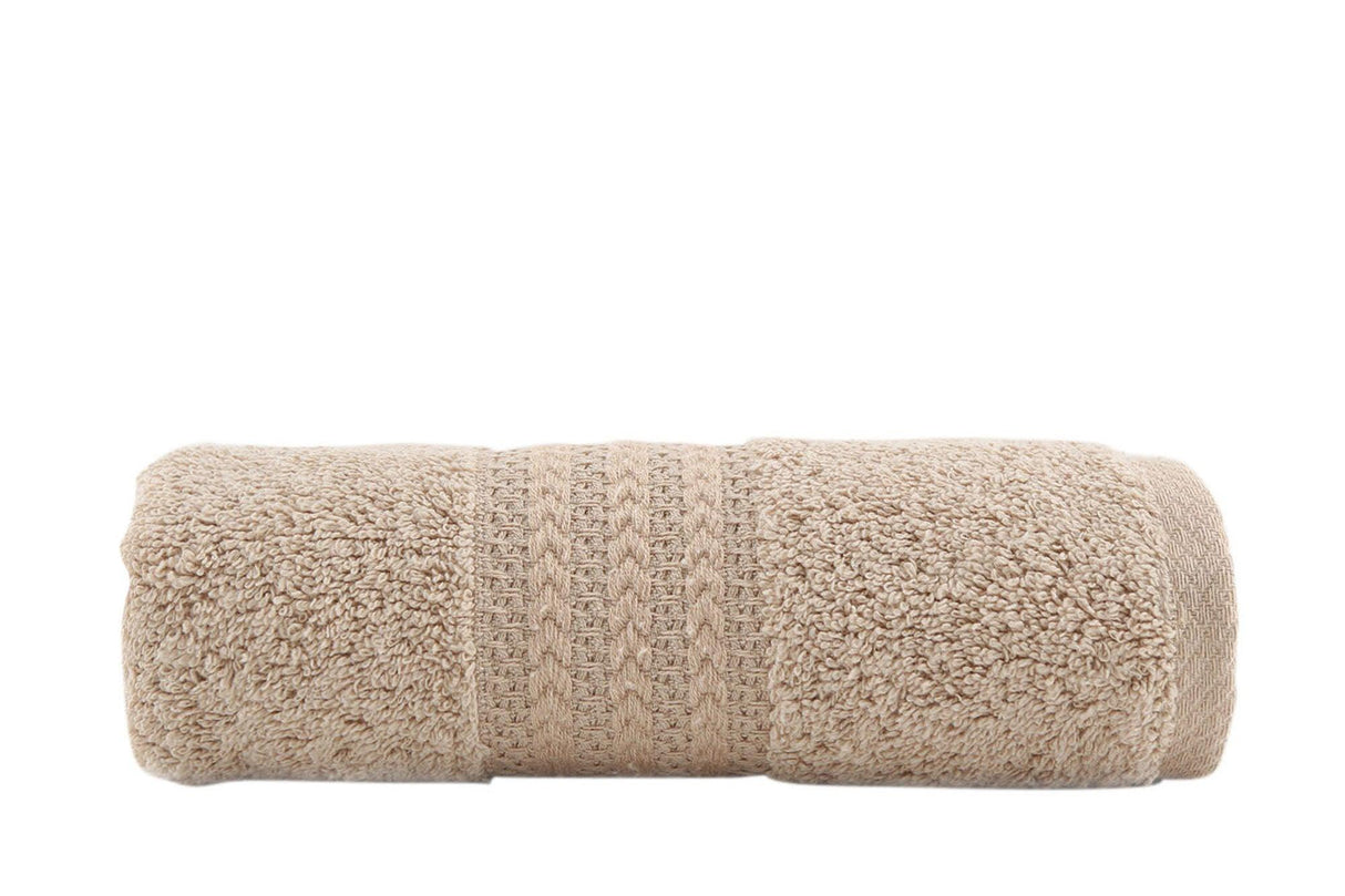 Prosop de baie Rainbow, Diverse culori, Diverse configurații, Diverse dimensiuni - Bej - 30x50 cm - 1 bucată | SKU: 317HBY1102 | Prosop de baie Rainbow, varianta Bej - 30x50 cm - 1 bucată, produs pentru amenajarea locuinței, disponibil online în România la CasaMob