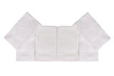 Set prosoape de bucatarie (6 bucăți), Alb, 50x30 cm