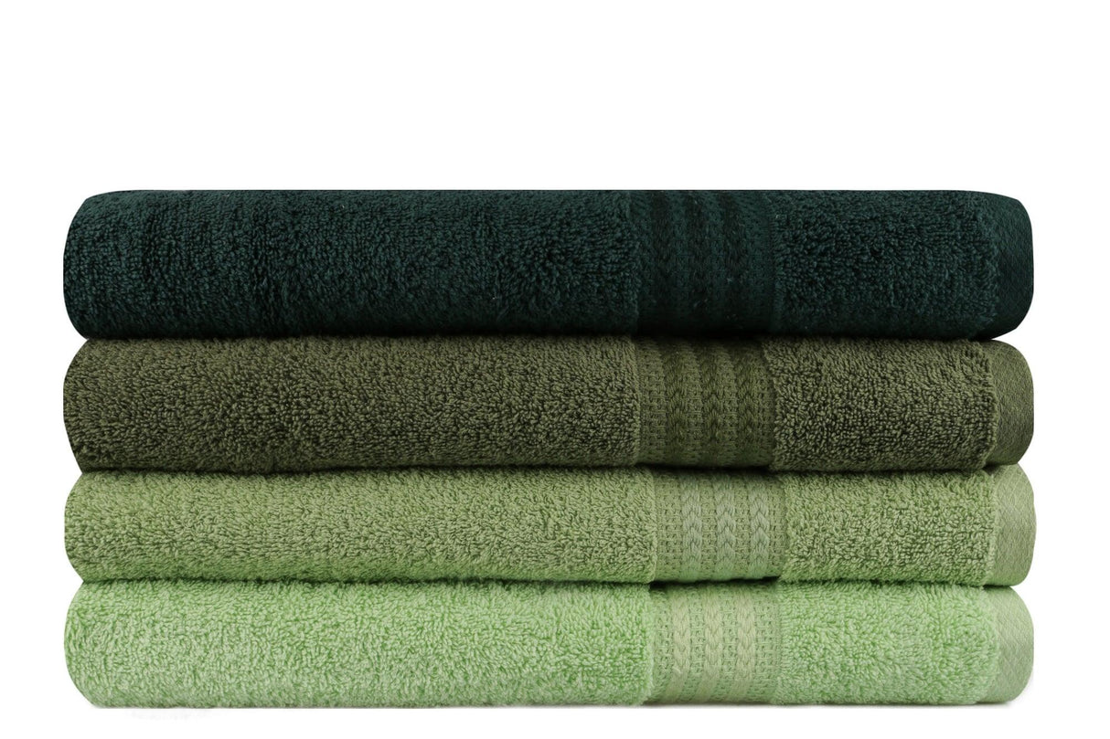 Prosop de baie Rainbow, Diverse culori, Diverse configurații, Diverse dimensiuni - Verde deschis - Verde măsliniu - Verde - Verde închis - 70x140 cm - 4 bucăți | SKU: 317HBY1412 | Prosop de baie Rainbow, varianta Verde deschis - Verde măsliniu - Verde - Verde închis - 70x140 cm - 4 bucăți, produs pentru amenajarea locuinței, disponibil online în România la CasaMob