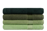 Prosop de baie Rainbow, Diverse culori, Diverse configurații, Diverse dimensiuni - Verde deschis - Verde măsliniu - Verde - Verde închis - 70x140 cm - 4 bucăți | SKU: 317HBY1412 | Prosop de baie Rainbow, varianta Verde deschis - Verde măsliniu - Verde - Verde închis - 70x140 cm - 4 bucăți, produs pentru amenajarea locuinței, disponibil online în România la CasaMob