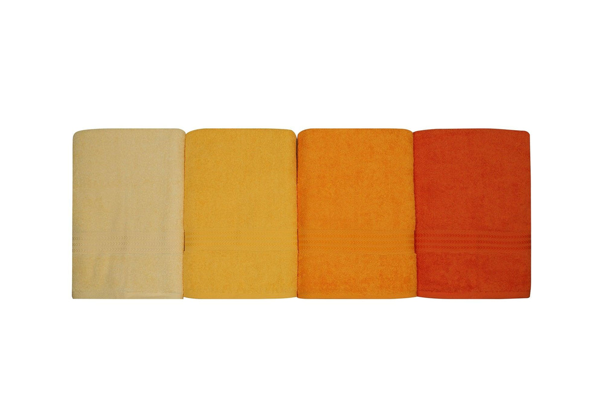 Prosop de baie Rainbow, Diverse culori, Diverse configurații, Diverse dimensiuni - Galben deschis - Galben - Portocaliu pal - Portocaliu - 70x140 cm - 4 bucăți | SKU: 317HBY1416 | Prosop de baie Rainbow, varianta Galben deschis - Galben - Portocaliu pal - Portocaliu - 70x140 cm - 4 bucăți, produs pentru amenajarea locuinței, disponibil online în România la CasaMob