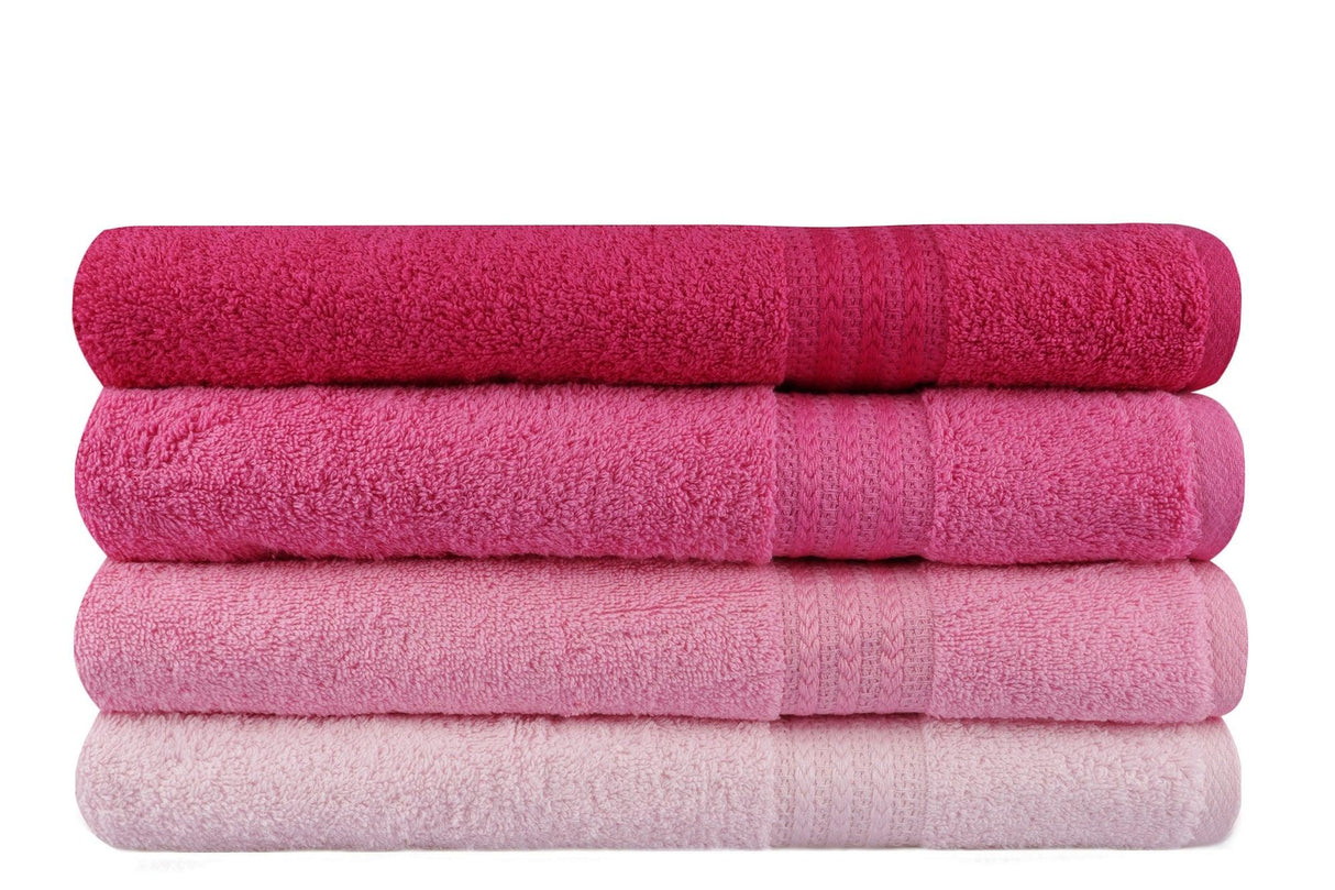 Prosop de baie Rainbow, Diverse culori, Diverse configurații, Diverse dimensiuni - Roz deschis - Roz - Roz pudrat - Fucsia - 70x140 cm - 4 bucăți | SKU: 317HBY1425 | Prosop de baie Rainbow, varianta Roz deschis - Roz - Roz pudrat - Fucsia - 70x140 cm - 4 bucăți, produs pentru amenajarea locuinței, disponibil online în România la CasaMob