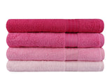 Prosop de baie Rainbow, Diverse culori, Diverse configurații, Diverse dimensiuni - Roz deschis - Roz - Roz pudrat - Fucsia - 70x140 cm - 4 bucăți | SKU: 317HBY1425 | Prosop de baie Rainbow, varianta Roz deschis - Roz - Roz pudrat - Fucsia - 70x140 cm - 4 bucăți, produs pentru amenajarea locuinței, disponibil online în România la CasaMob