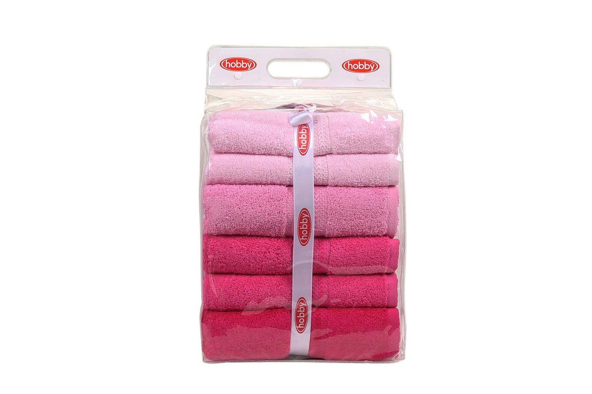 Roz deschis - Roz - Roz pudrat - Fucsia - 70x140 cm - 4 bucăți | SKU: 317HBY1425 | Prosop de baie Rainbow, varianta Roz deschis - Roz - Roz pudrat - Fucsia - 70x140 cm - 4 bucăți, produs pentru amenajarea locuinței, disponibil online în România la CasaMob