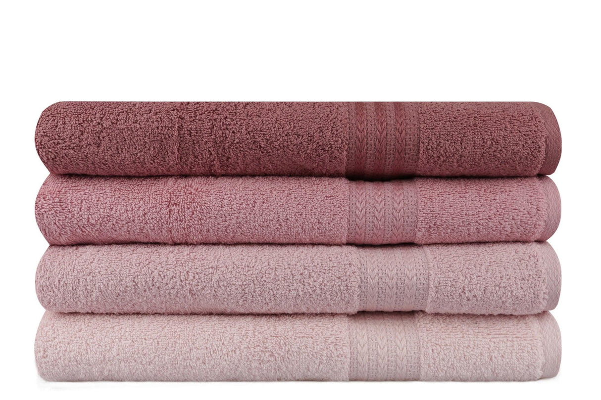 Prosop de baie Rainbow, Diverse culori, Diverse configurații, Diverse dimensiuni - Pudră - Roz - Roz pudrat - Roz deschis - 70x140 cm - 4 bucăți | SKU: 317HBY1446 | Prosop de baie Rainbow, varianta Pudră - Roz - Roz pudrat - Roz deschis - 70x140 cm - 4 bucăți, produs pentru amenajarea locuinței, disponibil online în România la CasaMob