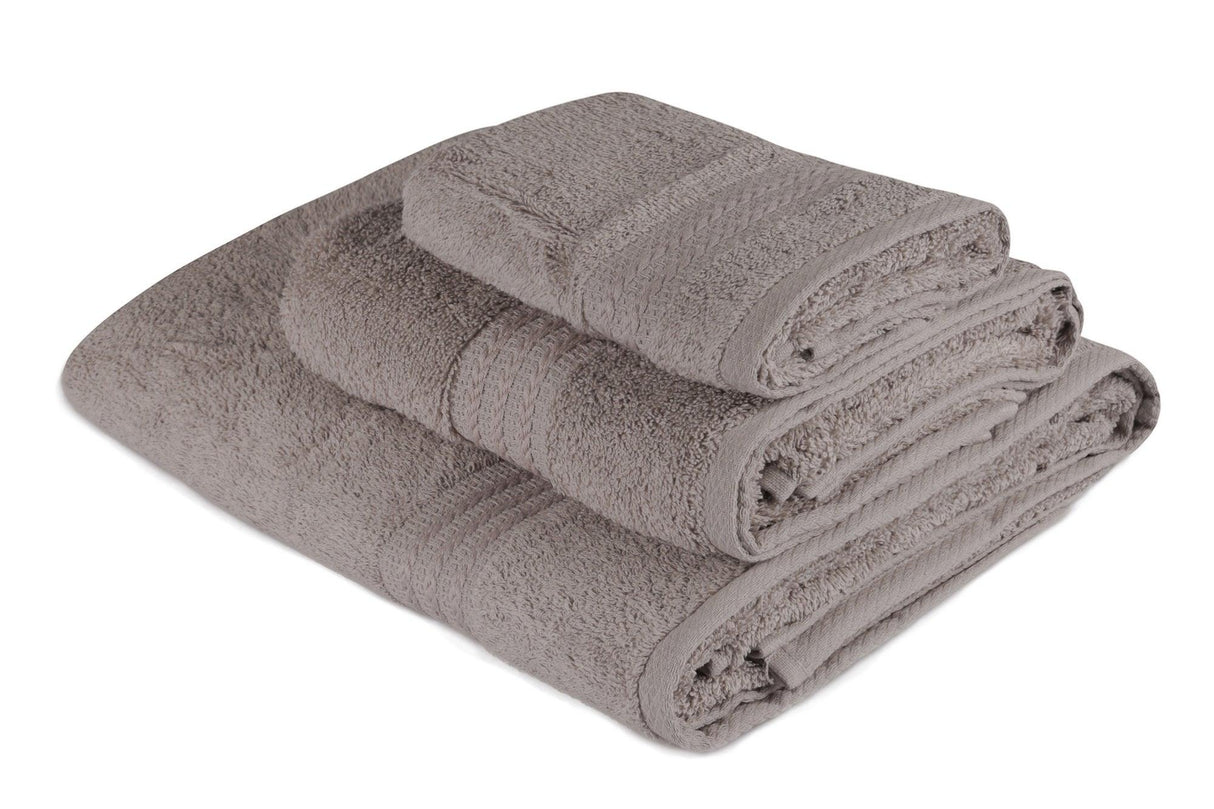 Prosop de baie Rainbow, Diverse culori, Diverse configurații, Diverse dimensiuni - Gri - 70x140 cm - 3 bucăți | SKU: 317HBY1550 | Prosop de baie Rainbow, varianta Gri - 70x140 cm - 3 bucăți, produs pentru amenajarea locuinței, disponibil online în România la CasaMob