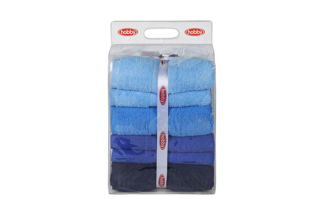 Set prosoape de baie Rainbow, Diverse culori, Diverse configurații, 70x140 cm - Albastru închis - Albastru - Albastru deschis - 4 bucăți | SKU: 317HBY1417 | Set prosoape de baie Rainbow, 70x140 cm, varianta Albastru închis - Albastru - Albastru deschis - 4 bucăți, produs pentru amenajarea locuinței, disponibil online în România la CasaMob