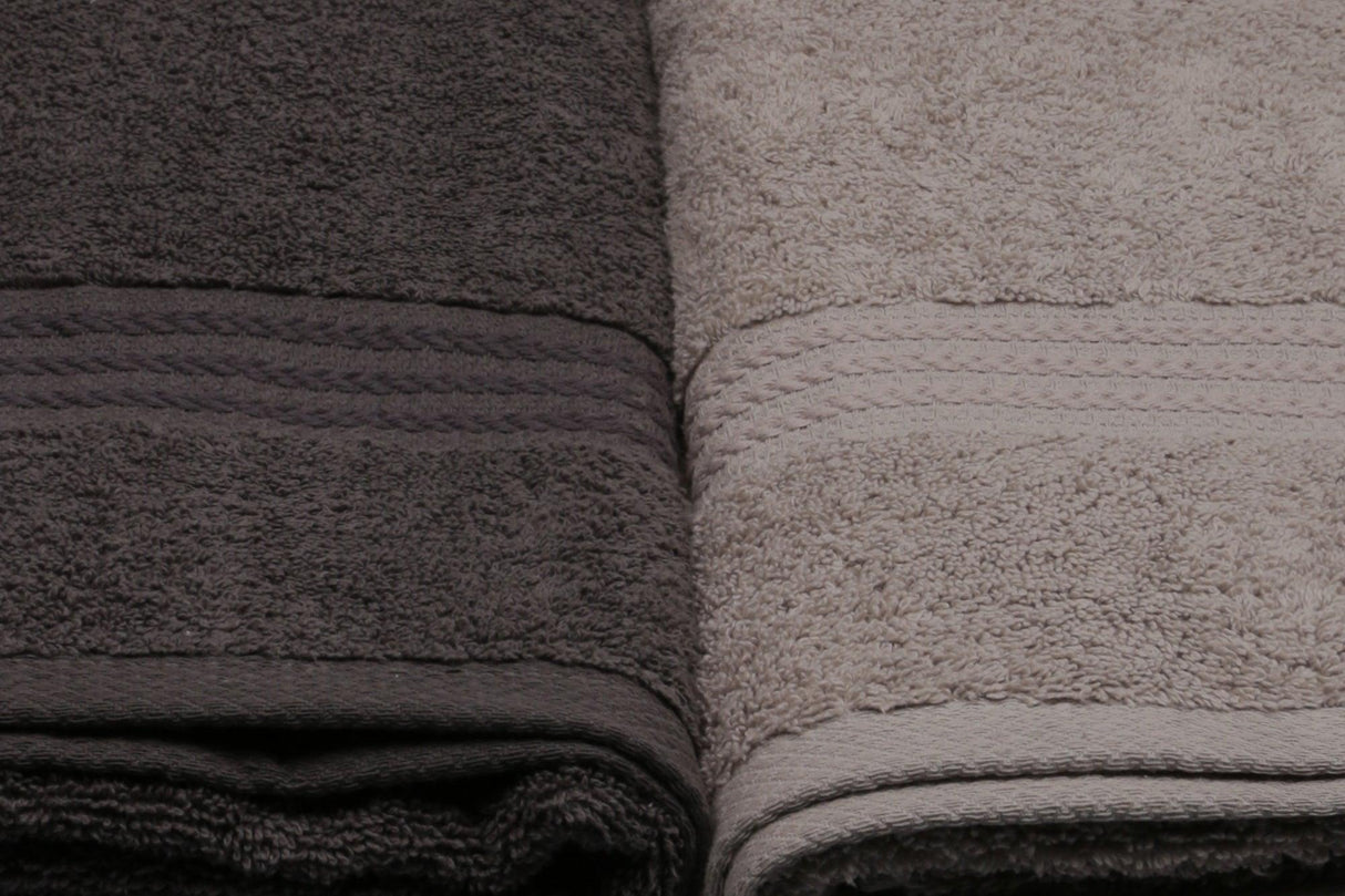 Set prosoape de baie Rainbow, Diverse culori, Diverse configurații, 70x140 cm - Alb - Gri - Gri închis - Negru - 4 bucăți | SKU: 317HBY1418 | Set prosoape de baie Rainbow, 70x140 cm, varianta Alb - Gri - Gri închis - Negru - 4 bucăți, produs pentru amenajarea locuinței, disponibil online în România la CasaMob