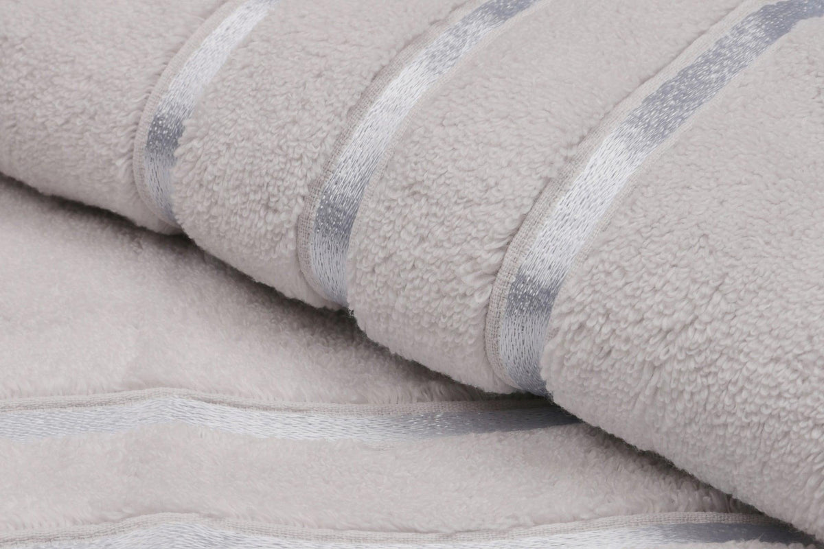 Albastru deschis - Gri deschis | SKU: 317HBY1462 | Prosop de baie 2 bucăți Dolce, 70x140 cm, varianta Albastru deschis - Gri deschis, produs pentru amenajarea locuinței, disponibil online în România la CasaMob