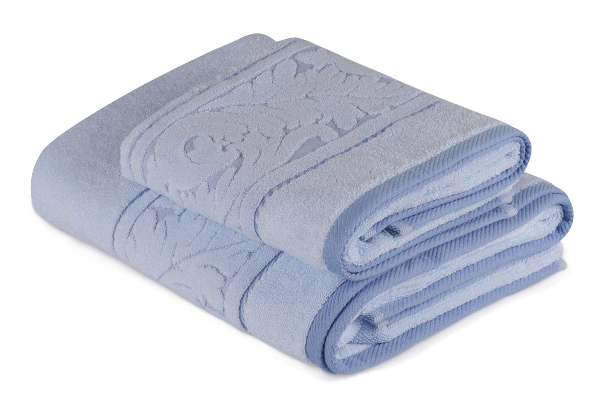 Set prosoape de baie 2 bucăți Sultan, Diverse culori, 70x140 cm - Albastru | SKU: 317HBY1532 | Set prosoape de baie 2 bucăți Sultan, 70x140 cm, varianta Albastru, produs pentru amenajarea locuinței, disponibil online în România la CasaMob