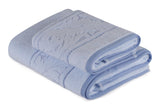 Set prosoape de baie 2 bucăți Sultan, Diverse culori, 70x140 cm - Albastru | SKU: 317HBY1532 | Set prosoape de baie 2 bucăți Sultan, 70x140 cm, varianta Albastru, produs pentru amenajarea locuinței, disponibil online în România la CasaMob