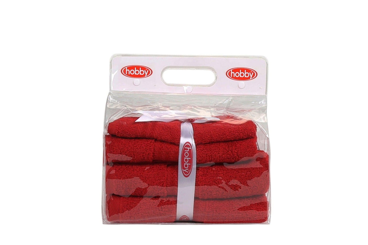 Set prosoape de baie Rainbow, Diverse culori, Diverse configurații, 70x140 cm - Roșu - 3 bucăți | SKU: 317HBY1554 | Set prosoape de baie Rainbow, 70x140 cm, varianta Roșu - 3 bucăți, produs pentru amenajarea locuinței, disponibil online în România la CasaMob